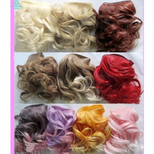 1pcs 15cm*100CM doll wigs Big wave for 1/3 1/4 BJD SD DIY doll hair