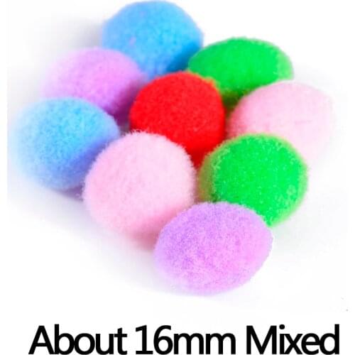100Pcs 10mm 16mm Mix Colors Essential Oil Perfume Natural Flet Balls For DIY Jewelry Findings