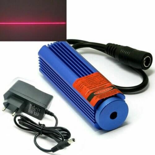 12V Red Laser Lights 650nm 200mw Line Beam Laser Module w Adapter2575