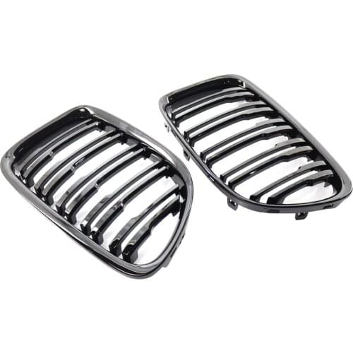 2x Front Grille Grill Fits for BMW X1 E84 11-16 51117347669 Car Parts Acc
