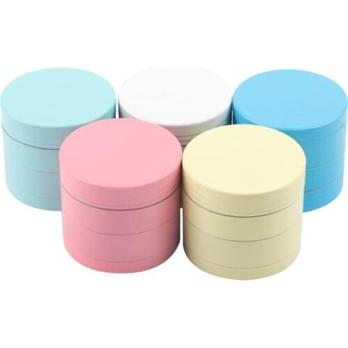 4-Layers Herbal Weed Grinder Zinc Alloy Tobacco Shredder 63mm Diameter Sturdy Spice Crusher Glow In The Dark Smoking Accessories