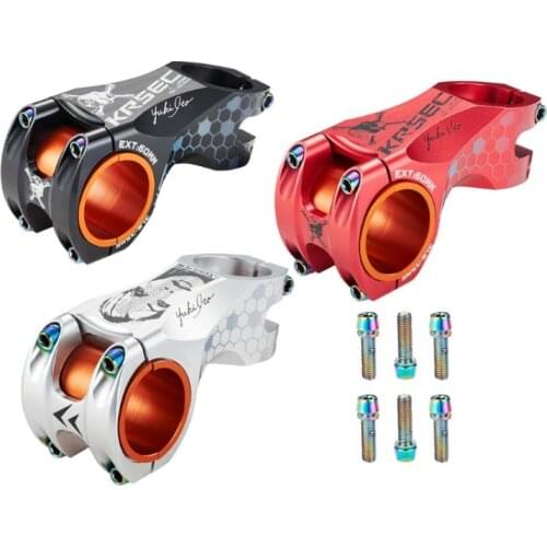 6pcs MTB Road Bike Stem Screws M5/M6 Bicycle Handlebar Titanium Plated Bolts 53CD