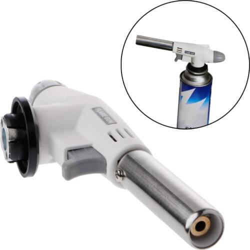 920 Metal Gun Torch Flame Welding Gas Ignition Lighter Butane Portable Gas Camping Gas Welding Torch For Camping Hiking DropShip