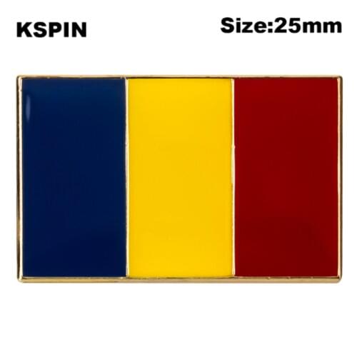 Romania Badge Symbol Pin Metal Badges Decorative Brooch Pins for Clothes Brooch Jewelry XY0593-4