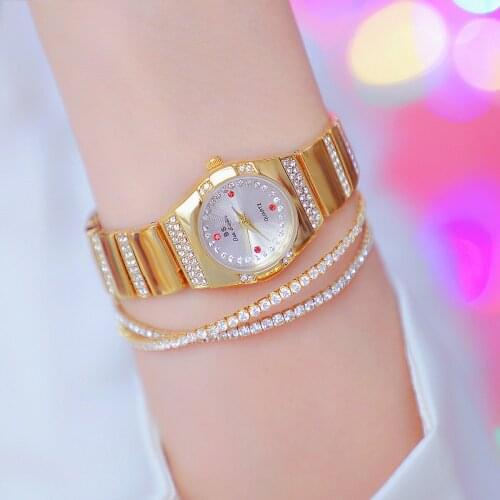 BS Brand Quartz Watches Women Fashion Rhinestone Lady Bracelet Wristwatch Ladies Watches Clock New Shelf Montre Femme