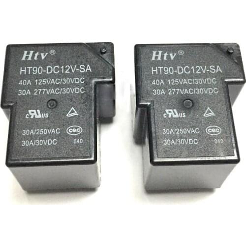 HOT NEW 12V relay HT90-DC12V-SA HT90 DC12V SA HT90DC12VSA DC12V 12VDC 12V 40A 4PIN