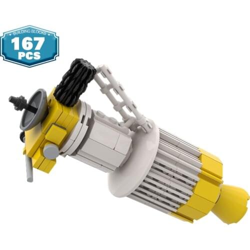 MOC Star Sun Mars Probe Ulysses Spacecraft Creative Space Movie Series Building Block Model Kids DIY High-tech Educational Toys