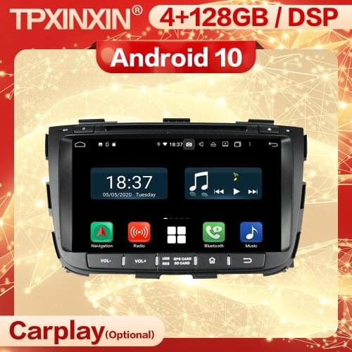 Carplay 2 Din Android 10 Multimedia Receiver For Kia Sorento 2012 2013 2014 2015 IPS GPS Navi Radio Audio Video Player Head Unit