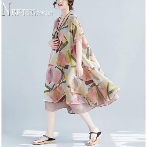 Летние платья с принтом NBFIUG ZOCOO China At AliExpress