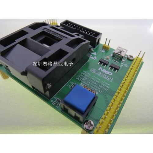 Original NXP IC Test Seat LPC2368 LPC2361 LPC12362 Burning Programm QFP100 Socket Adapte