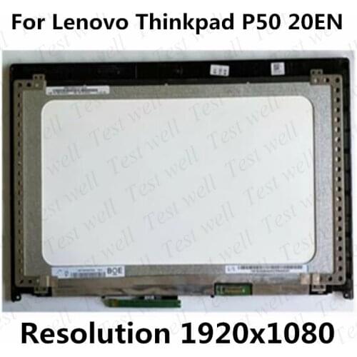 Original 15.6'' LCD Screen Assembly For Lenovo ThinkPad P50 LCD screen panel FHD 1920*1080 40pin With Touch assembly