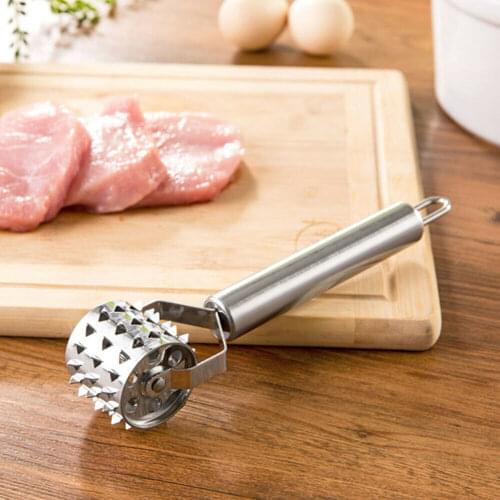 Stainless Steel Useful Loose Meat Tenderizers Meat Hammer for Steak knock-sided for Steak Pork Pounders Kitchen Tools