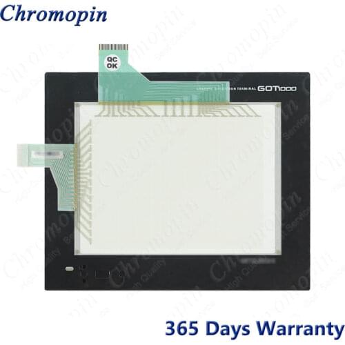 Touch panel for Mitsubishi GT1565-VTBA HMI with Protective Film digitized 365 days Warranty for screen glass GT1565-VTBD