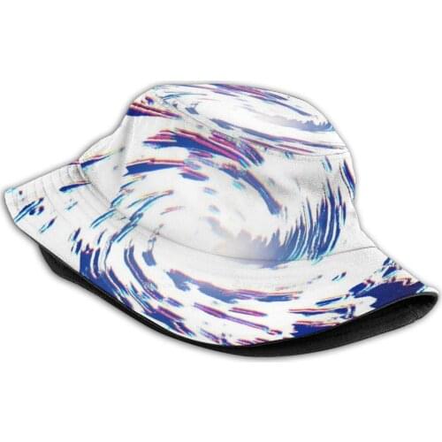 Red White And Blue Swirl Unisex Summer Outdoor Sunscreen Hat Cap Red White And Blue Swirl Memorial Day 4Th Of The July Fourth