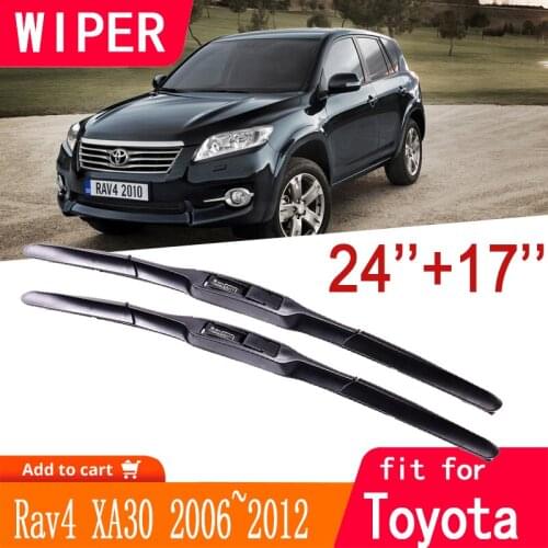 For Toyota Rav4 XA30 RAV 4 30 2006~2012 Car Wiper Blade Front Windscreen Windshield Wipers 2007 2008 2009 2011 Car Accessories