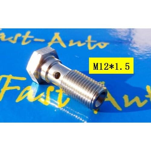 Stainless steel M12 P1.5 M12*1.5 M12X1.5 Banjo bolt brake Adapter adaptor tpfe ptfe brake fuel oil line hose fitting
