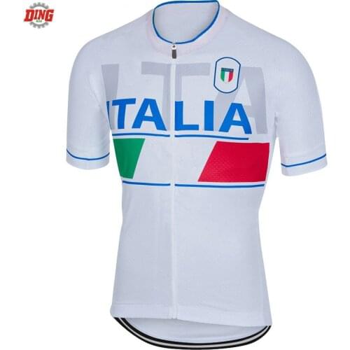 Italy ITALIA pro team white cycling jersey ropa Ciclismo MTB bike wear men Short sleeve road outdoor new Bicycle clothing