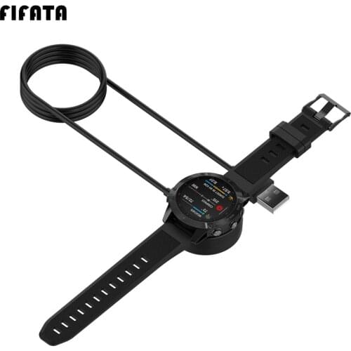FIFATA Charger Base USB Charging Cable For Garmin Fenix5S 5 5X 6S 6 6X Vivoactive4 4S Forerunner 245 45 Smart Watch Power Wire