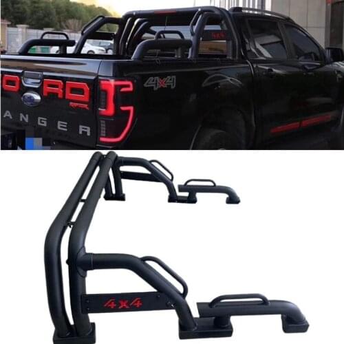 AUTO PICKUP ACCESSORIES CAR PARTS ROLL BAR TRUNK COVER FIT FOR RANGER T6 T7 T8 XLT WILDTRAK HILUX NAVARA D-MAX PICKUPS 2012-2019