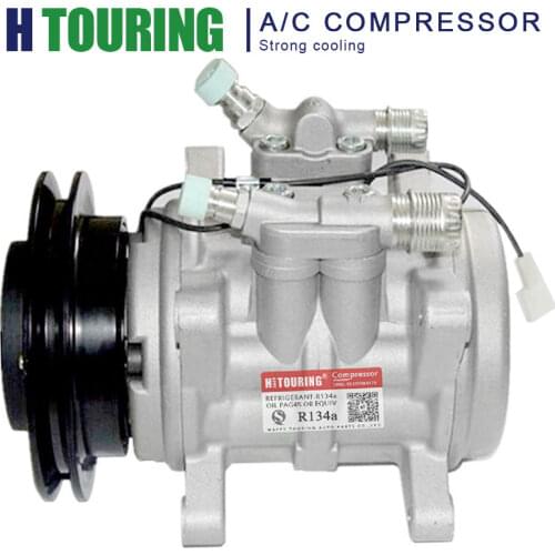 Car ac air conditioning compressor For Universal service Valve With 8 Ears 1A Pulley 12V 24v 6P-148 6P148 82292901 8FK351339721