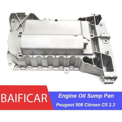 Baificar Brand New Engine Oil Sump Pan 9637093810 For Peugeot 508 Citroen C5 2.3
