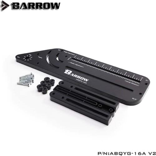 Barrow PC water cooling Hard Tube Bender bending Tool for computer cooling system building (ABS+Steel plate) V2 ABQYG-16A V2