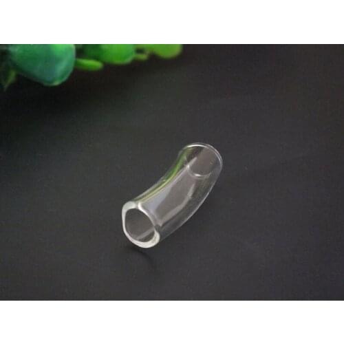 Free ship!! 30x10mm Handmade tube shape glass pendant opening glass jewelry vial necklace fashion glass bottle pendant