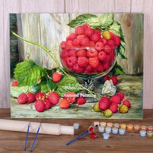 Flowers Fruit DIY Paint By Numbers Set Acrylic Paints 40*50 Boards By Numbers Home Decoration Children Handiwork Drawing