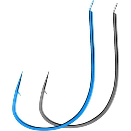 DYGYGYFZ 100pcs/lot High Carbon Steel Fishing Hooks Gold Black Barbed Hook Fishhooks for Grass Carp Lures Fishing Tackle