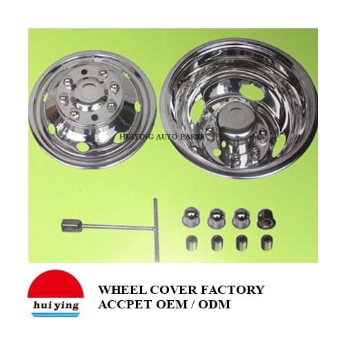 Huiying wheel center hub caps truck wheel cover 16 inch used for Ford / GM /Chevy / bus