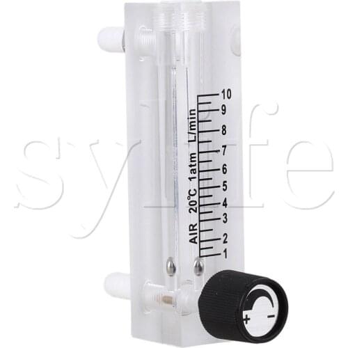 LZQ-6 Industrial Gas Flowmeter with Control Valve for Oxygen Bar 1-10LPM