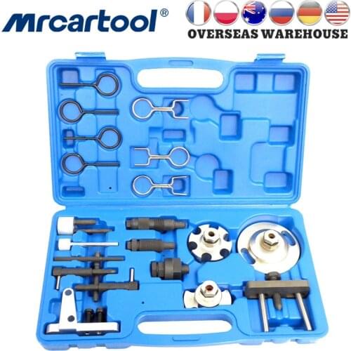 MR CARTOOL Diesel Engine Timing Tool & HP Pump Locking Set Kit For AUDI VAG VW 2.7 3.0TDi V6 4.0 4.2Tdi V8 CRD Car Repair Tools
