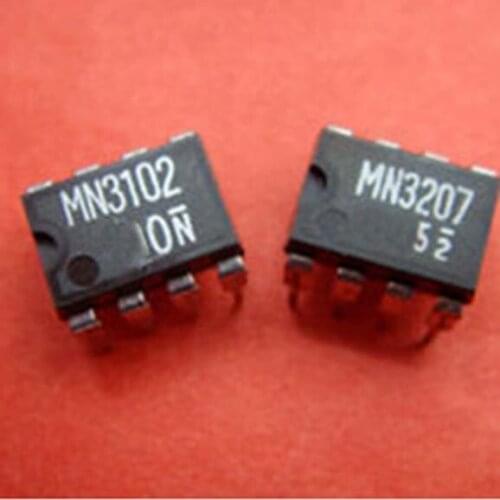 New 20PCS/lot MN3207 MN3102 karaoke clock drive DIP8 10pcs*3102+ 10pcs*3207