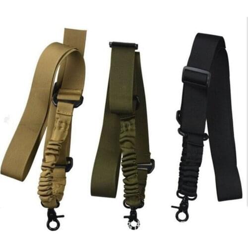 Metal Buckle Belt 2 Point Shoulder Strap Outdoor Sling with Adjustable Buckle Accessories Sling