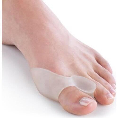 6 Pieces=3 Pairs Hallux Valgus Braces Daily Night With Silica Gel Insoles Toe Correction Sets Of Points Toe Separator