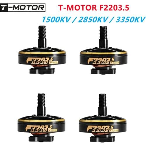 T-MOTOR F2203.5 1500KV 2850KV 3350KV Brushless Motor for 3 inch Cinewhoop 4inch Toothpick 5inch Long Range RC FPV Racing Drone
