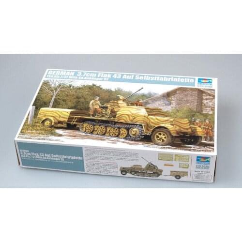 Trumpeter 1/35 01527 German 3.7cm Flak 43 Sd.Kfz.7/2