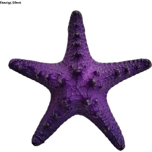 Fish Tank Ornament Mediterranean Resin Sea Stars Mini Starfish Wall Ornaments Aquarium Home Decoration Beach Wedding Decoration