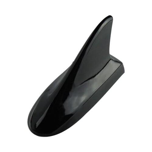 Universal Auto black Shark Fin Roof Trim Decor Antenna Dummy Aerial