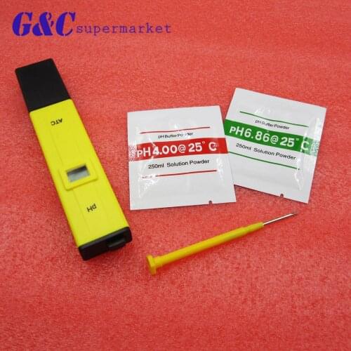 LCD Digital PH Tester Meter Pocket Pen Aquarium Pool Water Digital Pen PH Meter Tester diy electronics