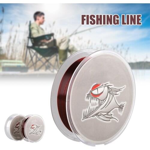 100m Nylon Fishing Line Super Strong Fluorocarbon Coating Wear Resistant Bite Resistant Hand Pole Fishing Line MC889