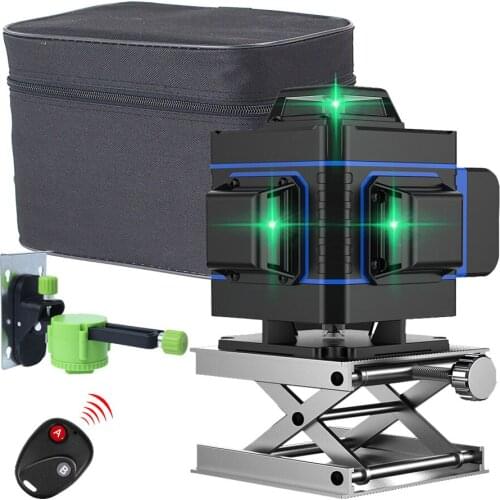 16 Lines 3D Green Laser Level Self Leveling 360 Horizontal an Vertical Cross Super Powerful Green Laser Beam Line