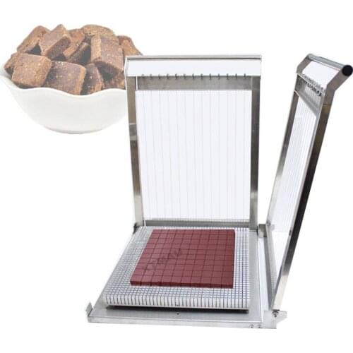 2020 Big cutting area 30*30cm 40*40CM Fudge candy chocolate cutting machine,cake cutting machine,manual raw chocolate cutter mac