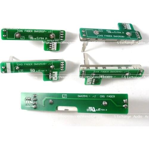 5PCS/LOT CH1 CH2 CH3 CH4 X FADER FOR Pioneer DJM 800 DWX2537 2538 2539 2540 2541