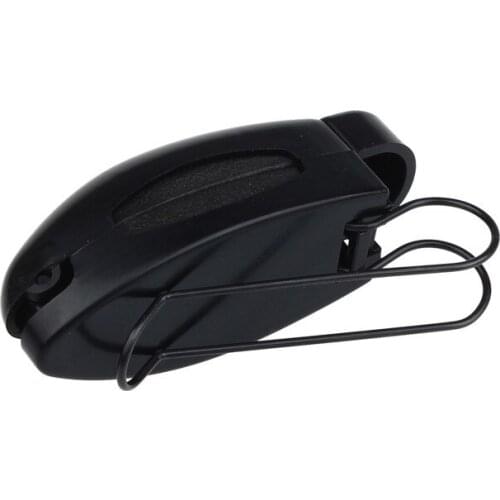 CARPRIE Car Glasses Clip 1PC Universal Car Accessory Sun Visor Sunglasses Eye Glasses Card Pen Holder Clip Black ap29