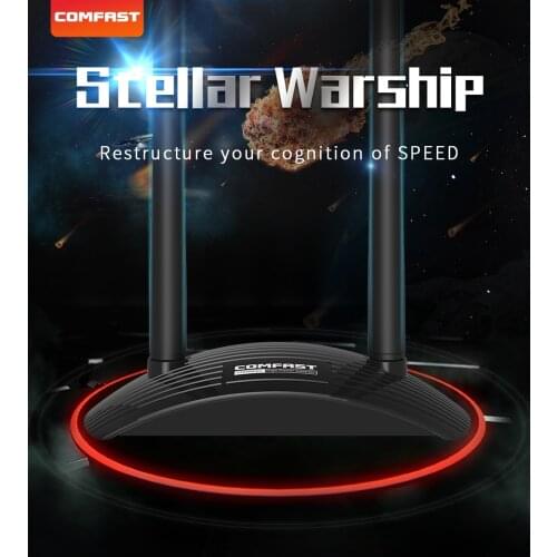 Comfast CF-7500AC V2 Long Range 1300Mbps WIFI Adapter External 2*6dBi Omni-Directional Gain Antenna Drive-free Network Card