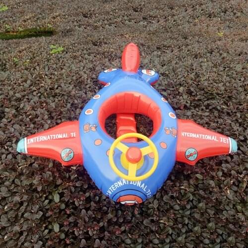 Kids Inflatable Swimming Ring Pool Toys Thickened PVC Seat Floating Circle Portable Colorful Water Game Toy Safety Float Ring