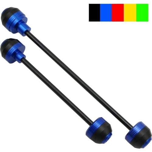 For SUZUKI GSXR GSX-R 600 750 2015 2016 2017 2018 Front Rear Wheel Slider Fork Axle Crash Protector Swing Arm Pad Guard Aluminum