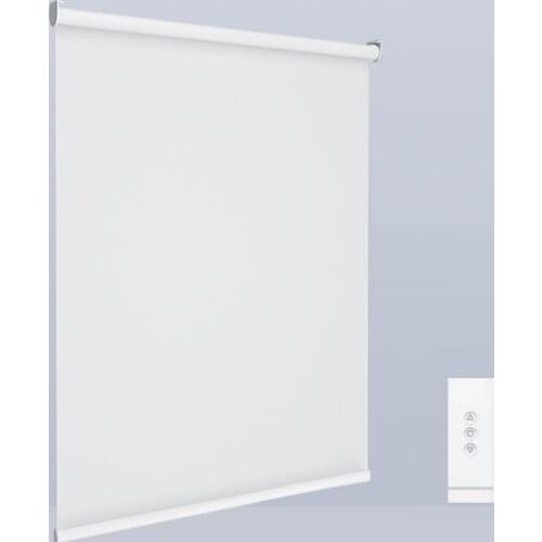 Electric Sunscreen Roller Blinds Motorized Shades Remote Control Rechargable Battery Motor Or Solar Power