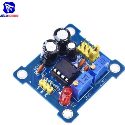 Diymore NE555 Pulse Generator Duty Cycle & Frequency Adjustable Module DIY Kit Oscillator Square Wave Signal Generator